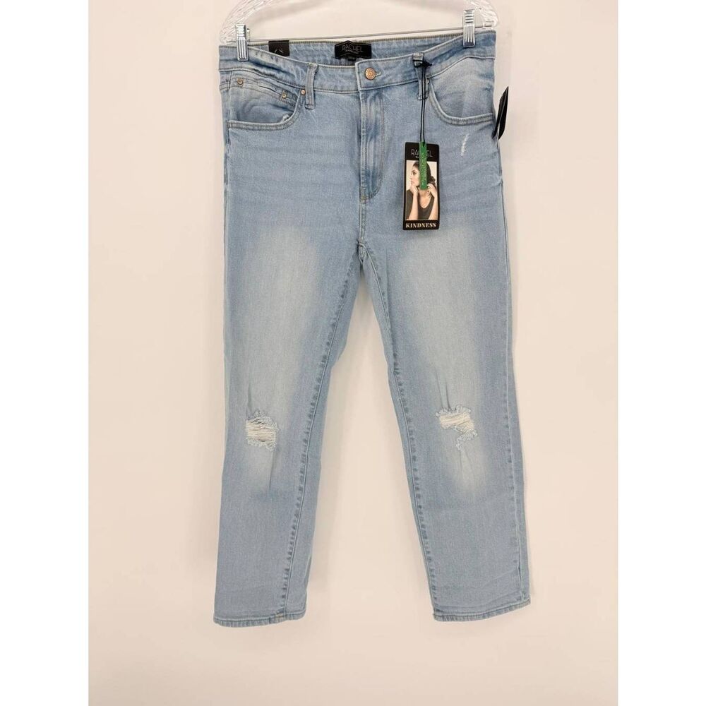 Rachel Roy Womens Jeans Mid Rise Ankle Size 14/32  Blue